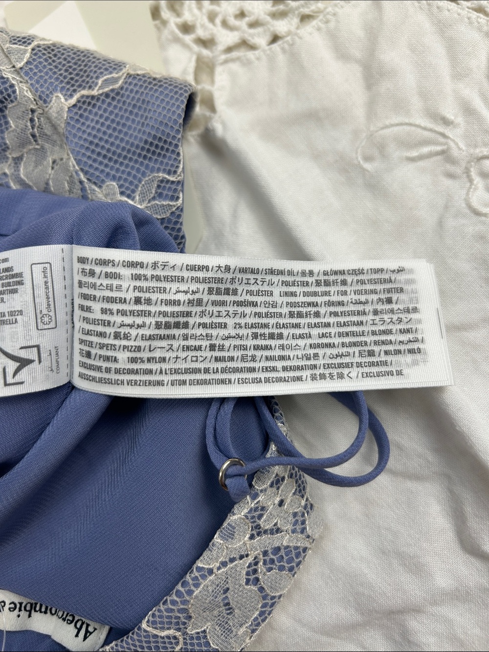 NWT Abercrombie & Fitch Bella Tie Front Cami XS - Picture 8 of 13